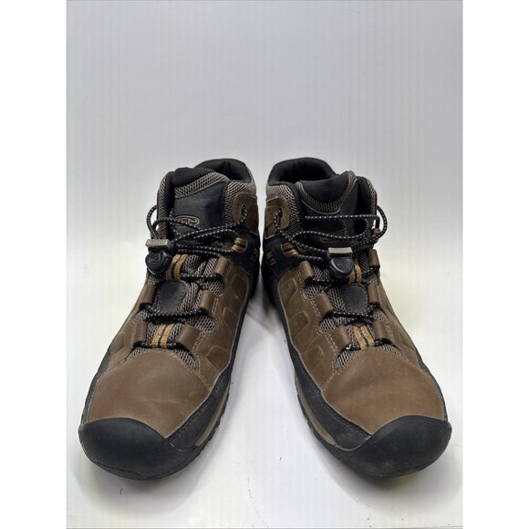Keen Targhee Mid Waterproof Boots Women’s US 5 Leather Brown Trail Hiking - Picture 1 of 7